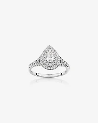 Bridal Set with 1 Carat TW of Diamonds in 14kt White Gold
