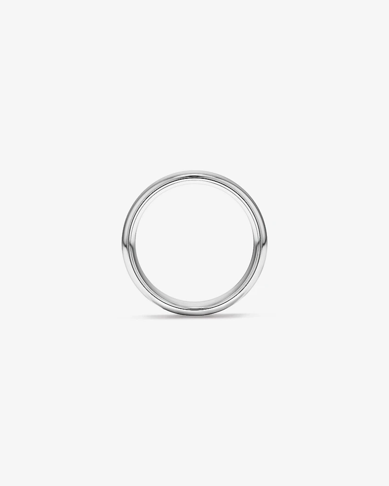 8mm Polished Dome Wedding Band Tungsten