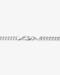 50cm (20") 4mm-4.5mm Width Curb Chain in Sterling Silver