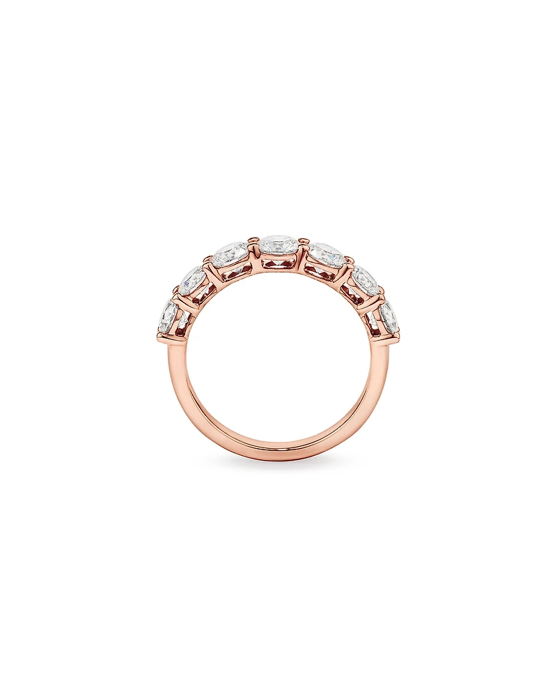 2.00 Carat TW Round Brilliant Laboratory-Grown Diamond Wedding Ring in 14kt White Gold