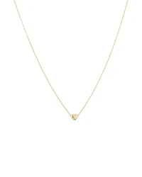 Heart Slider Necklace in 10kt Yellow Gold