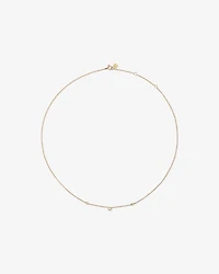 Collier avec 0,10 carat TW de diamants en or jaune 10 carats
