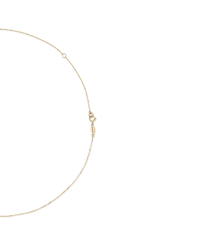 45cm (18") Bead Cable Chain in 10kt Yellow Gold
