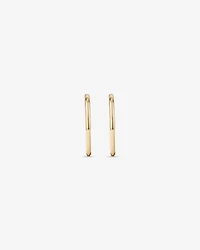 12mm Sleeper Earrings in 10kt White Gold