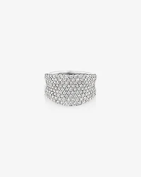 Pave Classic Ring with 1.50 Carat TW Diamond in 14kt White Gold
