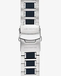 Solar Powered Men's Watch with Black Tone in Stainless Steel