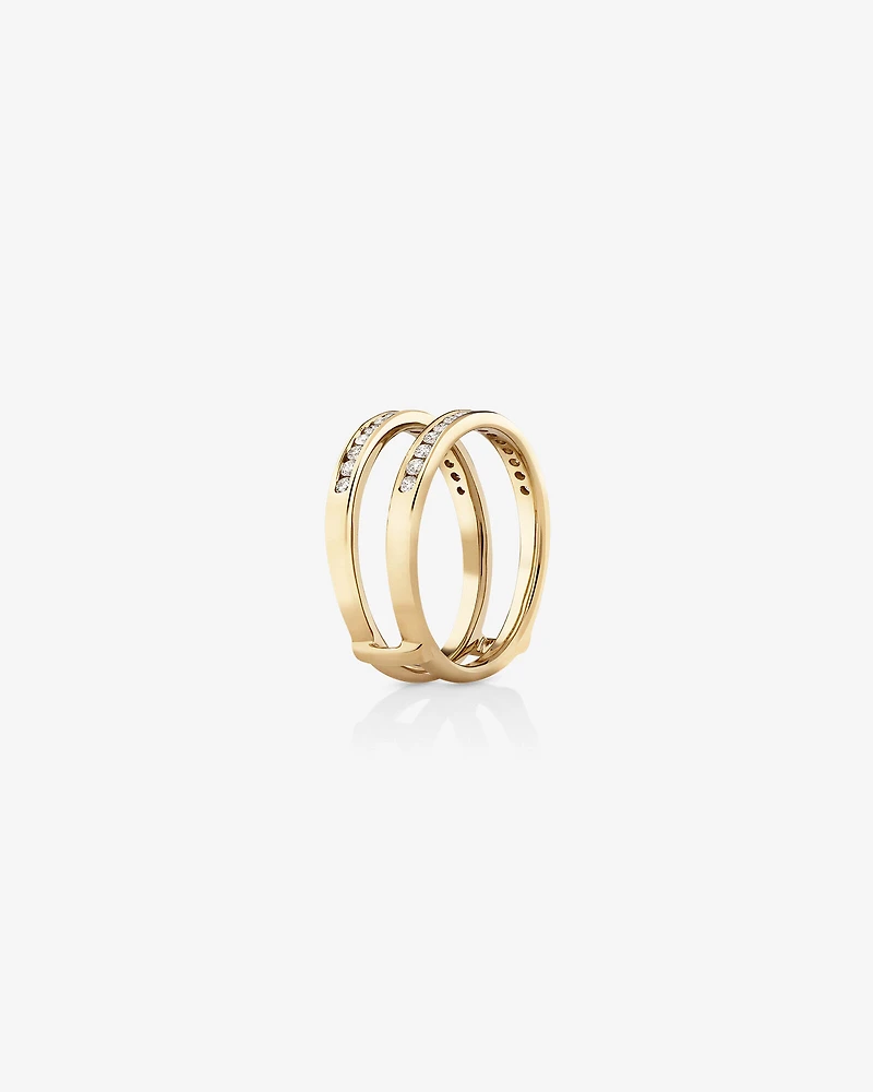 Evermore Enhancer Ring with 0.40 Carat TW Diamonds in 14kt Yellow Gold