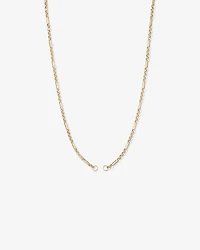 50cm (20") 7 and 1 Belcher and Paperclip Open Pendant Chain in 10kt Yellow Gold