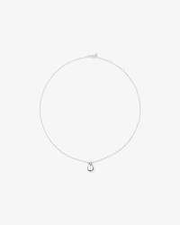 Collier pendentif à dôme effilé en argent sterling