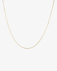 45cm (18") 0.66mm Width Box Chain in 18kt Yellow Gold