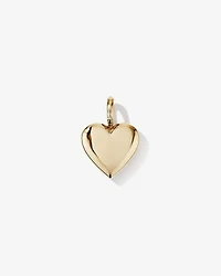 Diamond Heart Enhancer Pendant in 10kt Yellow Gold