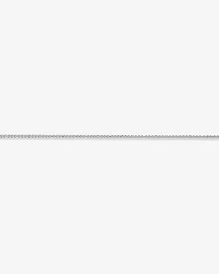 55cm (22") 2-2.5mm Width Fine Curb Chain Necklace in Sterling Silver