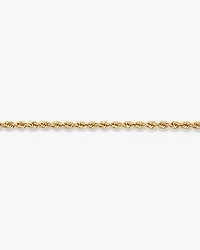 Bracelet corde semi-massif 19 cm (7.5") en or jaune 10 carats