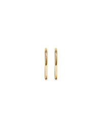14mm Sleeper Earrings in 10kt Yellow Gold
