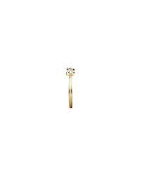 0.40 Carat TW Fancy Cut Laboratory-Grown Diamond Four Stone Ring in 10kt Yellow Gold
