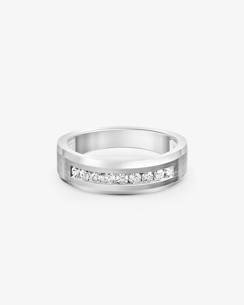 Bague pour homme avec 0,35 carat TW de diamants en or jaune 10kt