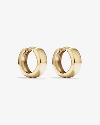 10mm Huggie Earrings in 10kt Yellow Gold