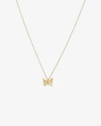 Butterfly Necklace in 10kt Yellow Gold
