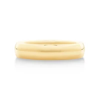 5mm High Domed Wedding Band in 10kt Rose Gold