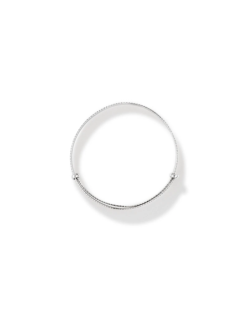 42mm Expandable Baby Bangle in Sterling Silver