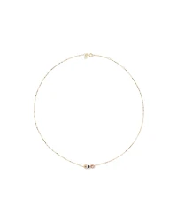 50cm (20'') Signature Connect Rondel Necklace in 10kt Yellow, Rose and White Gold
