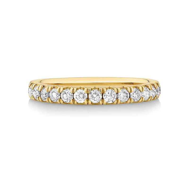 0.50 Carat TW Claw Set Diamond Ring in 18kt Yellow Gold