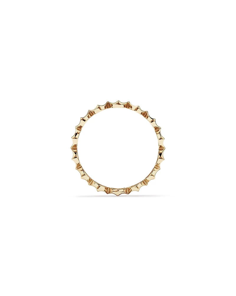 Bague Courbée Signature Connect en Or Rose 10 kt