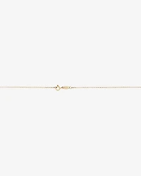 Chaîne belcher à taille diamant de 50 cm en or jaune 18 K, largeur de 1 mm