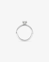 Carat TW Round Brilliant Diamond Solitaire Engagement Ring in 14kt White Gold