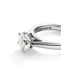 2 Carat Solitaire Ring in 14kt White Gold