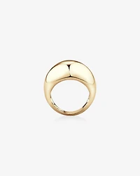 Wide Dome Ring in 10kt Yellow Gold