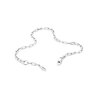 19cm (7.5") 2mm Hollow Paperclip Bracelet in 10kt Yellow Gold