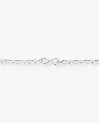 Infinity Belcher Chain Bracelet in Sterling Silver