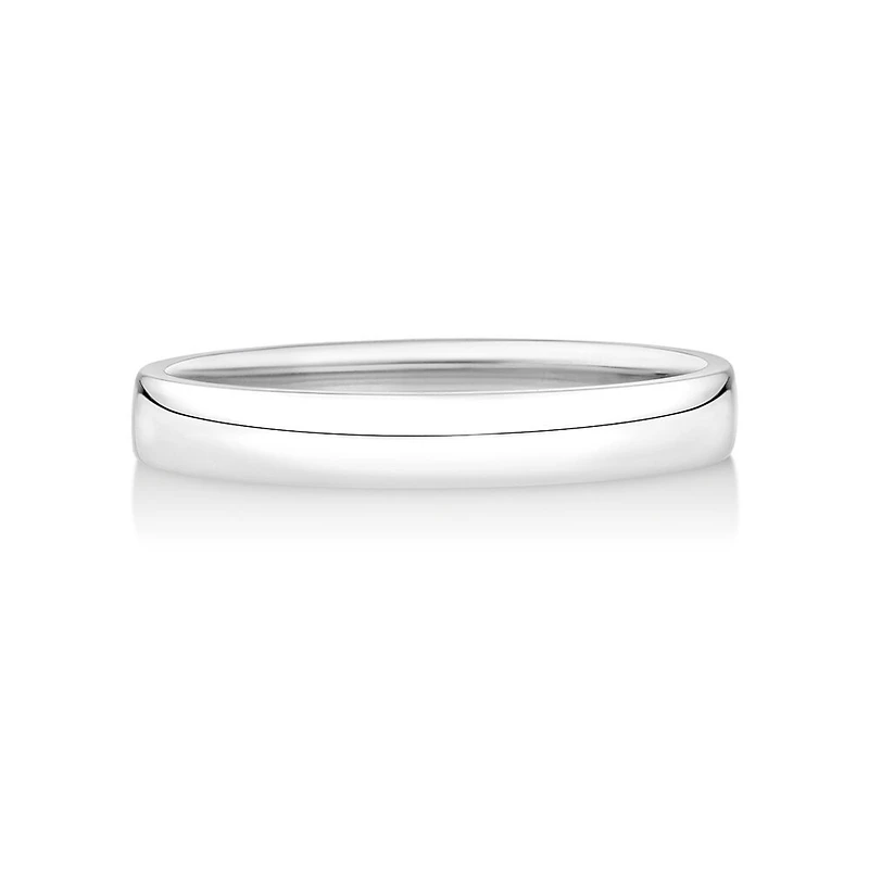 3mm Half Round Wedding Band in 10kt Rose Gold