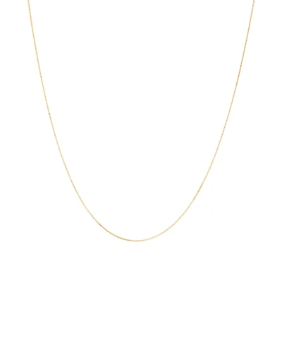 50cm (20") 0.66mm Width Box Chain in 10kt Yellow Gold