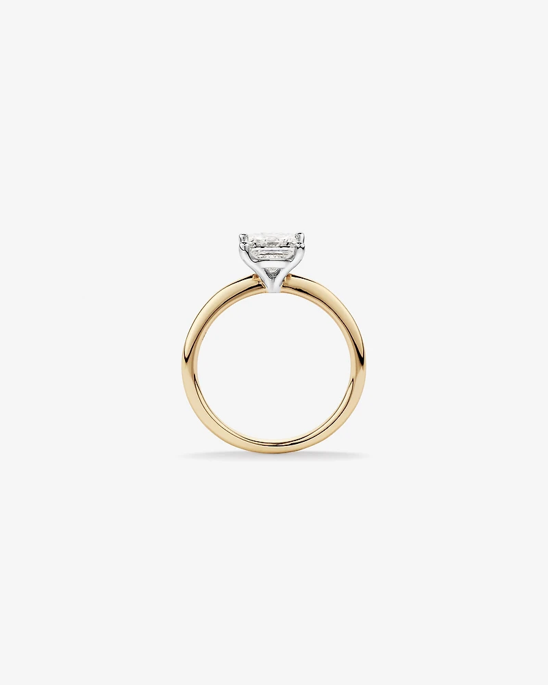 1.25 Carat TW Princess Cut Laboratory-Grown Diamond Solitaire Engagement Ring In 14kt White Gold