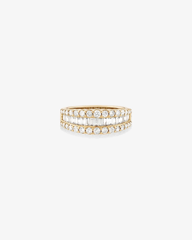 Ring with 1 Carat TW of Diamonds in 14kt White Gold