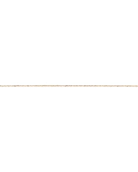 Flat Paperclip Chain Anklet in 10kt Yellow Gold