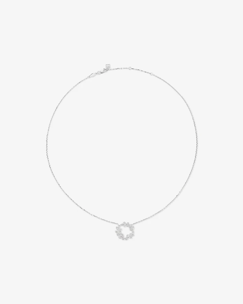 Collier pendentif en zircone cubique en argent sterling