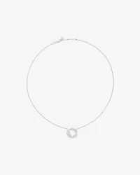Collier pendentif en zircone cubique en argent sterling