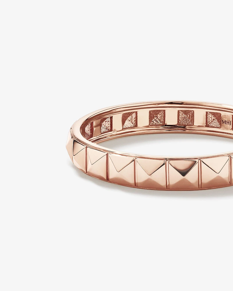 Bague Linéaire Signature Connect en Or Jaune 10 kt