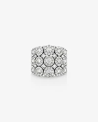 3 Row Bubble Ring with 3.00 Carat TW Diamonds in 14kt Gold