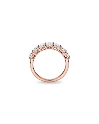Bague De Mariage En Diamant De Laboratoire Ovale De 2,00 Carats Poids Total En Or Blanc 14 Carats