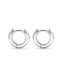 11mm Huggie Earrings in Sterling Silver