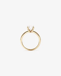 2.00 Carat TW Elongated Cushion Cut Lab-Grown Diamond Solitaire Engagement Ring in 14kt Yellow Gold