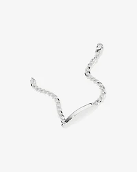 21cm (8.5") ID Curb Bracelet in Sterling Silver