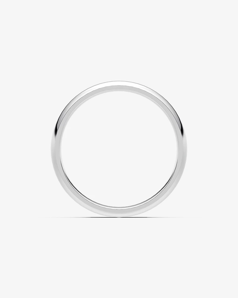 5mm High Domed Wedding Band 10kt Yellow Gold