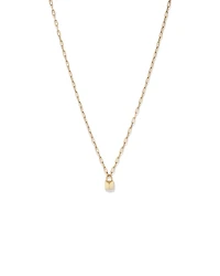 Signature Lock Necklace in 10kt Yellow Gold
