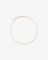 1.6mm Wide Paperclip 3 and 1 Chain in 10kt Yellow Gold