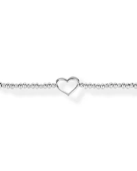 23cm (9.5") Heart Bracelet In Sterling Silver